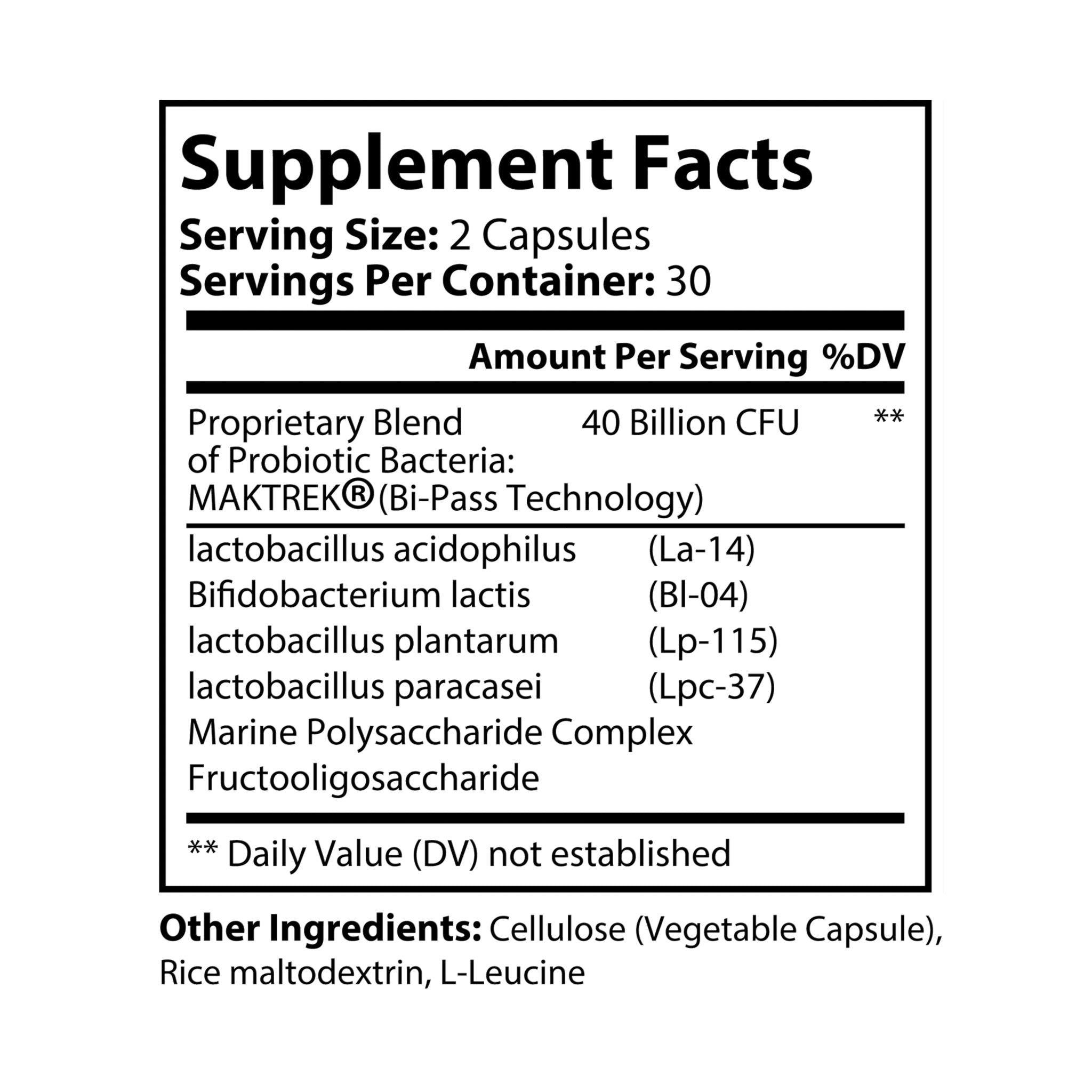 CFLC - Probiotics Supplement (60 Capsules)