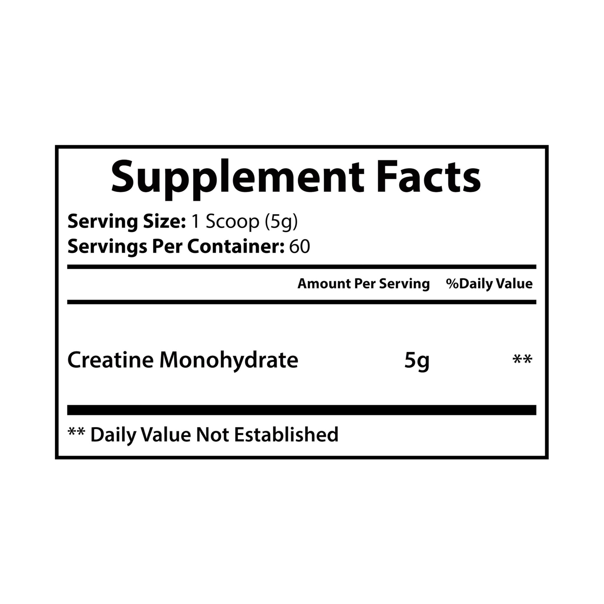 CFLC - Creatine Monohydrate Supplement (300g, 10.58oz)