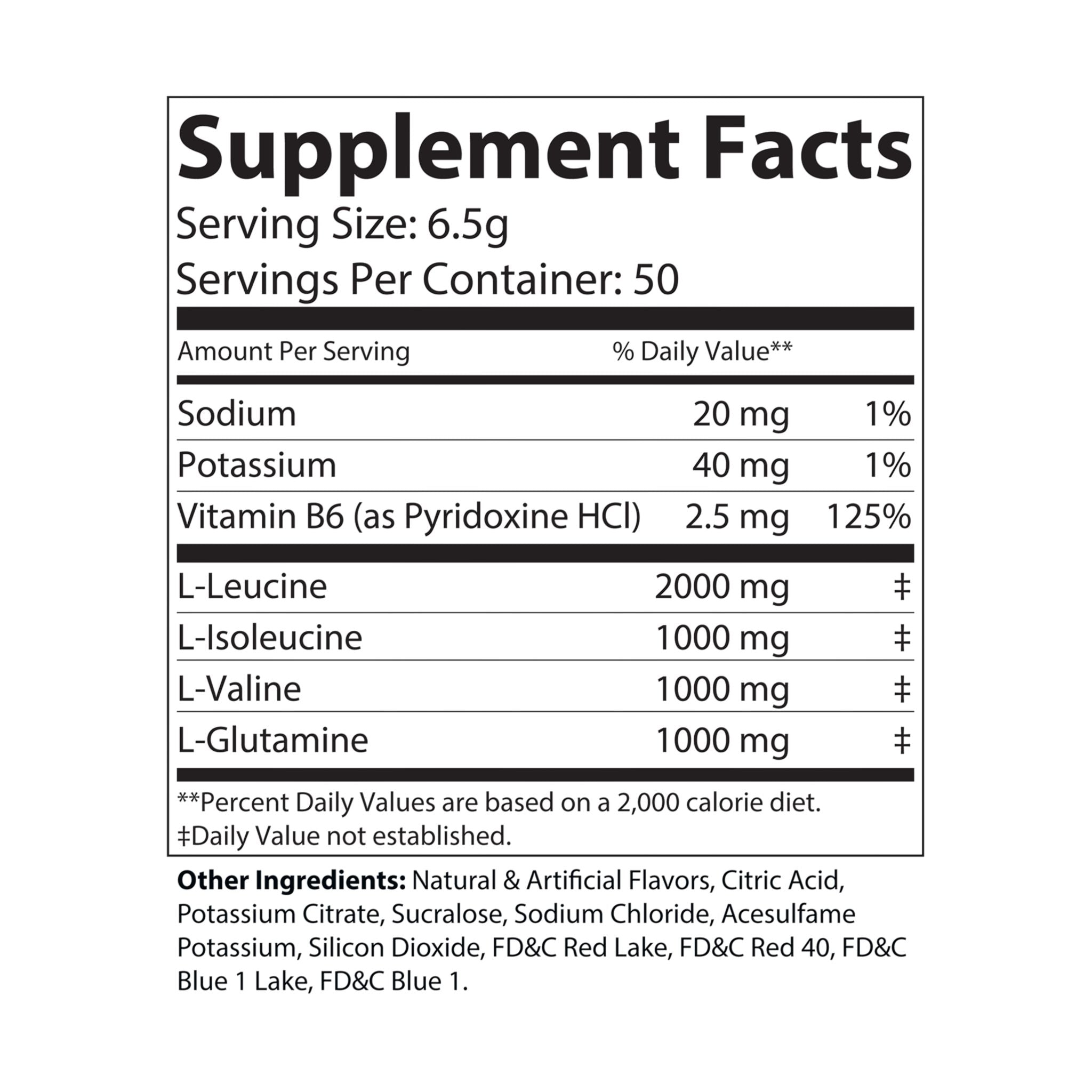 CFLC - BCAA Supplement, Grape (325g, 11.46oz, 50 servings)