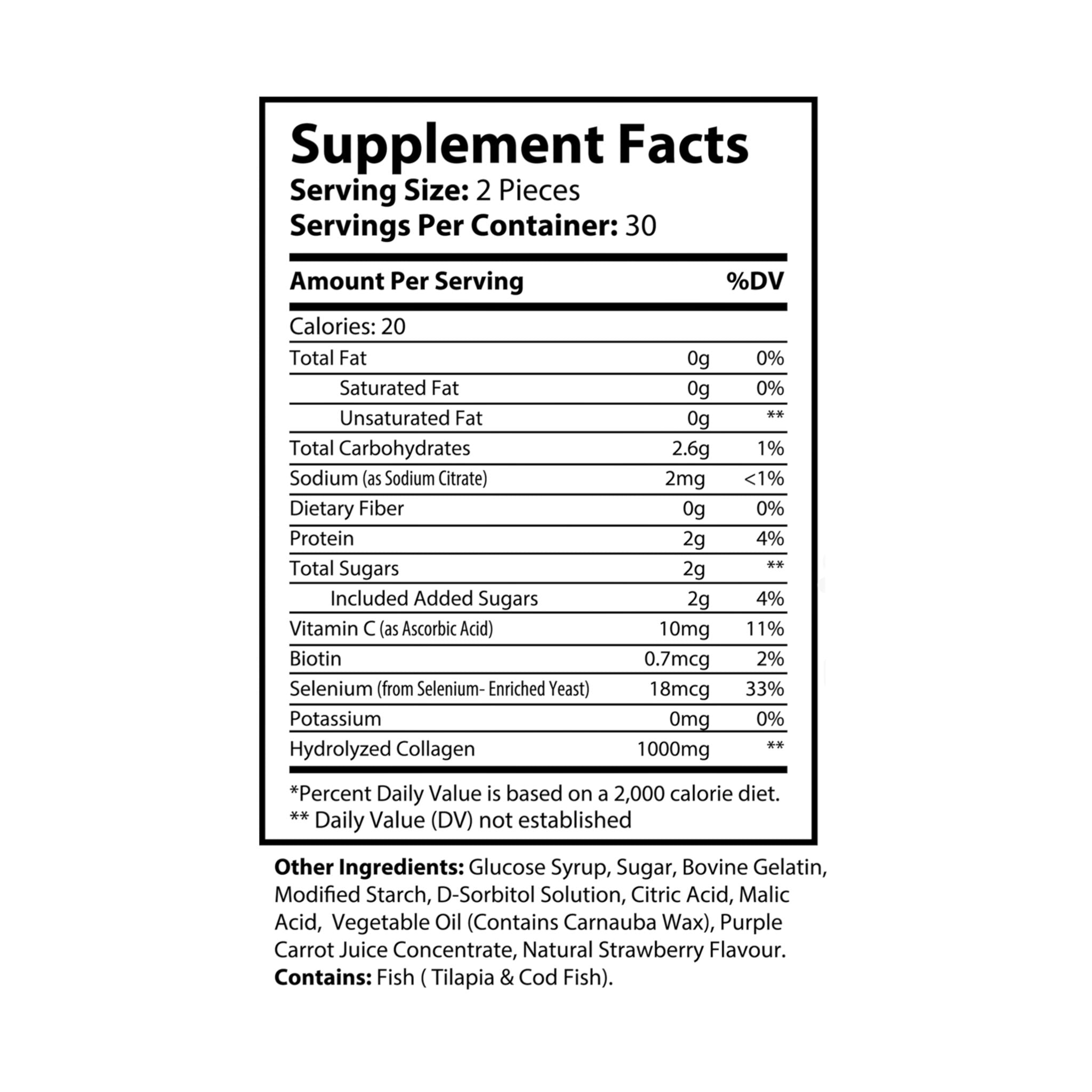 CFLC - Collagen Gummies (60 Gummies)