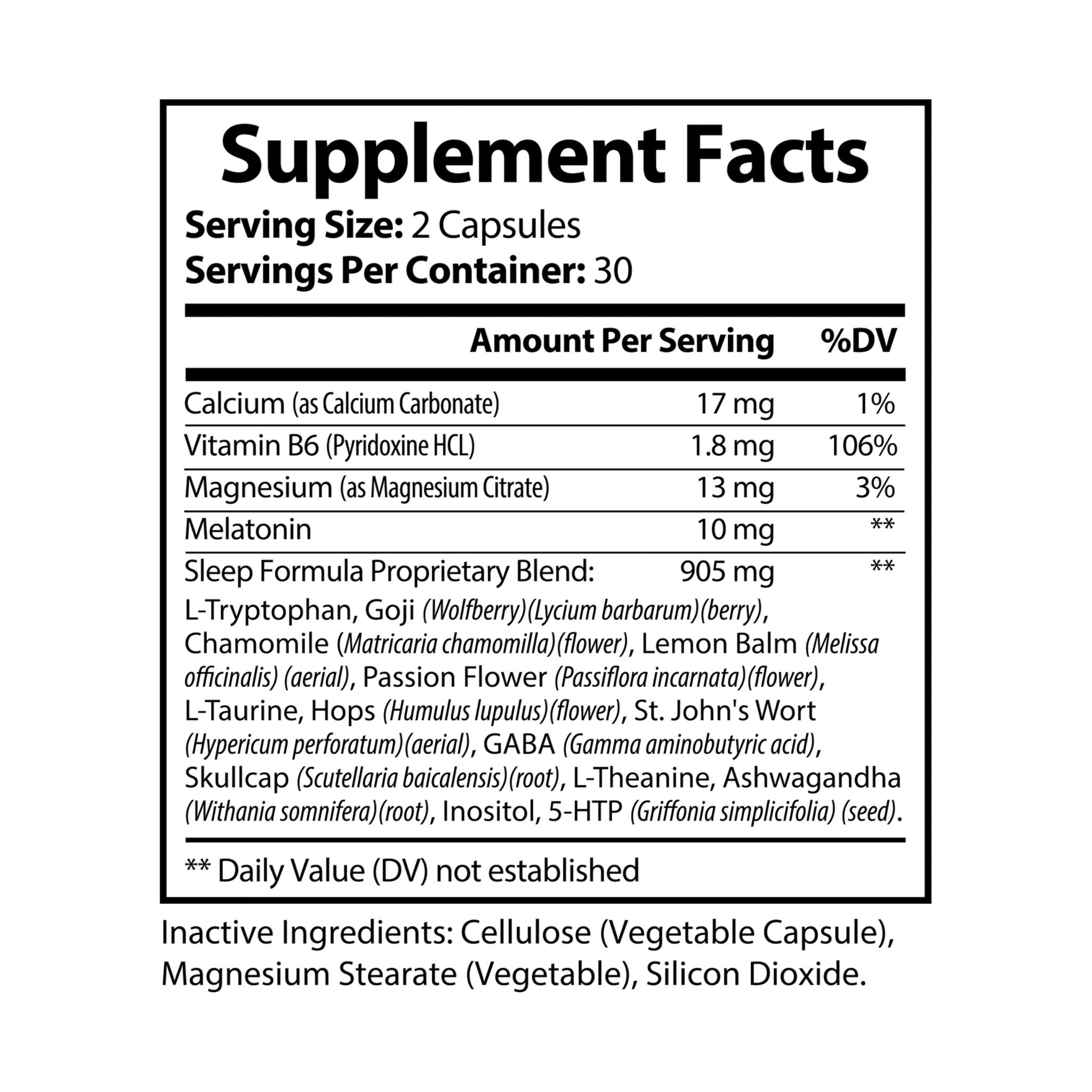 CFLC - Sleep Supplement (60 Capsules)